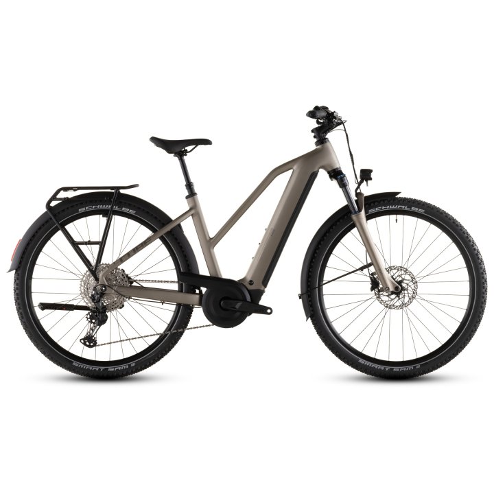 CUBE NURIDE HYBRID Pro 600 - Trapeze - E-Bike - 2026 - flashstone / chrome