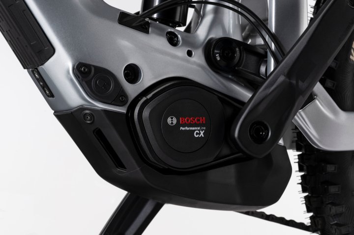 Ghost E-RIOT CF ADVANCED - Mullet Carbon E-MTB - 2026 - rebel red / misty grey glossy – Bild 3
