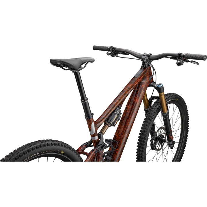 Specialized TURBO LEVO SL PRO - Carbon E-Mountainbike - 2025 - orange tint / cool grey impasto / copper – Bild 6