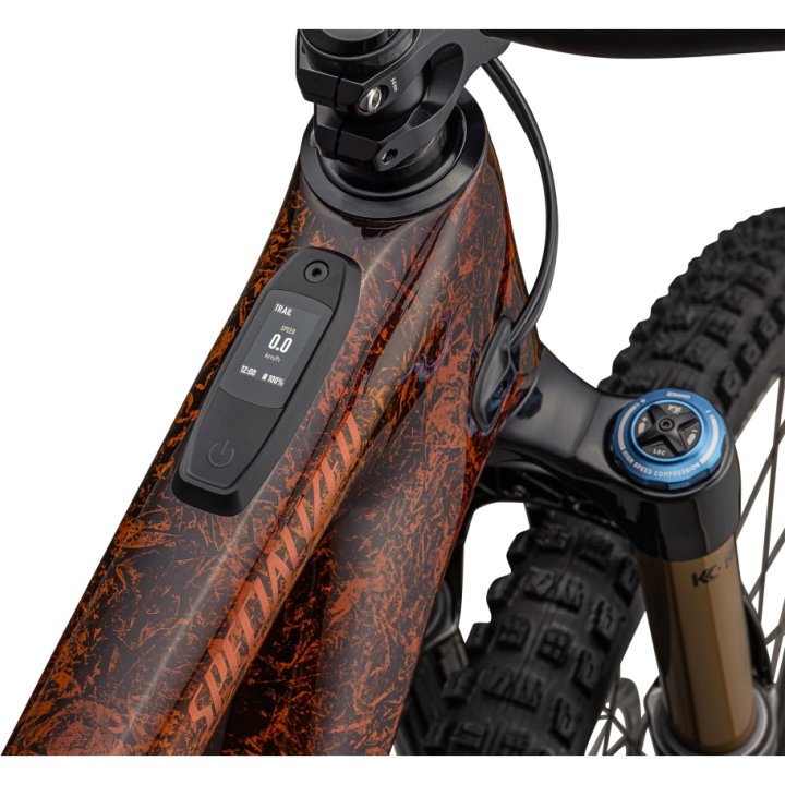 Specialized TURBO LEVO SL PRO - Carbon E-Mountainbike - 2025 - orange tint / cool grey impasto / copper – Bild 5