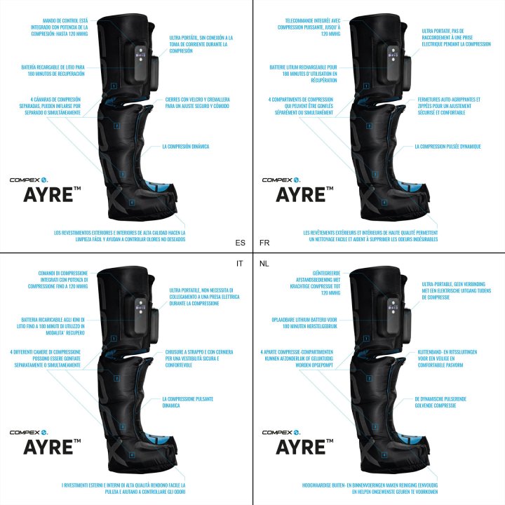 Compex Ayre™ Kompressionsstiefel – Bild 8