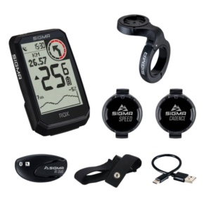 SIGMA ROX 4.0 Endurance GPS Fahrradcomputer – Sensorset